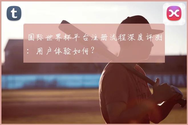 国际世界杯平台注册流程深度评测:用户体验如何?