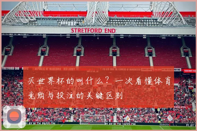买世界杯的叫什么?一次看懂体育竞购与投注的关键区别
