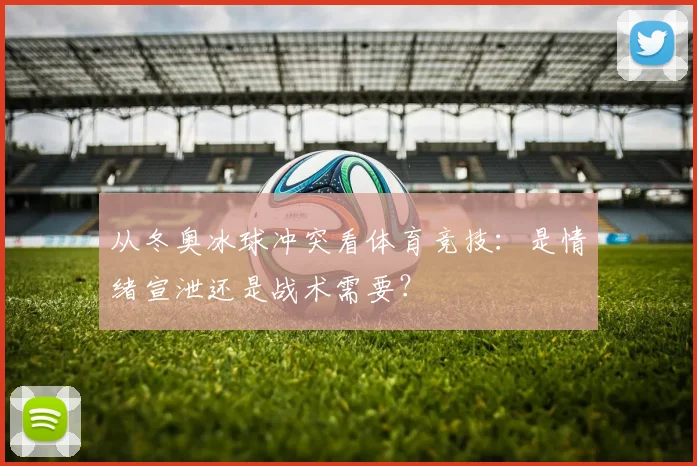 从冬奥冰球冲突看体育竞技:是情绪宣泄还是战术需要?